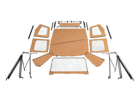 Rampage 1976-1983 CJ7/YJ Complete Top - Spice Denim - 68117
