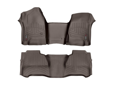 WeatherTech 2014+ Maserati Ghibli Rear FloorLiner - Cocoa - 475653