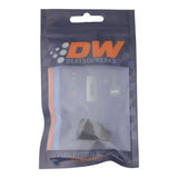 DeatschWerks 6AN ORB Male to M12 X 1.5 Metric Female (Incl O-Ring) - Anodized Matte Black - 6-02-0601-B