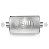 Stainless Works 2in ID CENTER INLET/2in OD CENTER OUTLET 4inX8in - TM4C2C2C