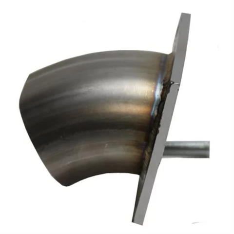 Granatelli 3.0in 45 Deg Angle True Oval Turn Down - 313540