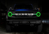 Oracle 21-22 Ford Bronco Headlight Halo Kit w/DRL Bar - Base Headlights -w/No Controller - 1471-334