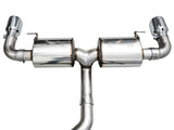 AWE Tuning 19-23 BMW 330i / 21-23 BMW 430i Base G2X Touring Axle-Back Exhaust - Chrome Silver - 3015-32429