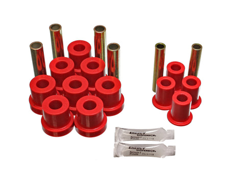 Energy Suspension GM 4Wd Front Spring & Shackle Bushing - Red - 3.2130R