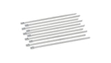 Vibrant Stainless Steel Cable Ties 14.5in Long (10 Cable Ties / Pack) - 25898