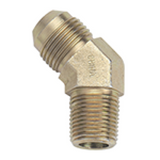 Fragola -16AN x 1 NPT 45 Degree Adapter - Steel - 582316
