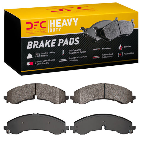 DFC 20-26 GMC Sierra 3500 Hd 4WD Rear/Front Semi Metallic Heavy Duty Brake Pads - 1214-2250-00
