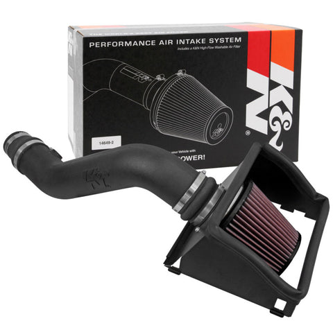 K&N 2016 Ford F-150 3.5L AirCharger Performance Intake - 63-2596