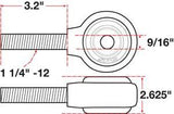 SPC Performance xAxis Rod End Ball Joint - 15743
