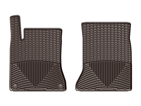 WeatherTech 14-15 Mercedes-Benz CLA/GLA-Class Front Rubber Mats - Cocoa - W402CO