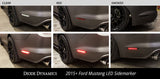 Diode Dynamics 15-21 Ford Mustang LED Sidemarkers Smoked (set) - DD5004