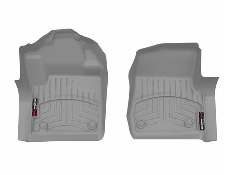 WeatherTech 2017+ Ford F-250/F-350/F-450 Front FloorLiner - Grey (Fits 4x4 Floor Shifter) - 4610541