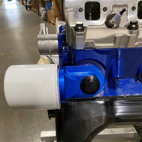 Ford Racing Push Rod V8 90 Degree Billet Oil Filter Adapter - M-6880-B50