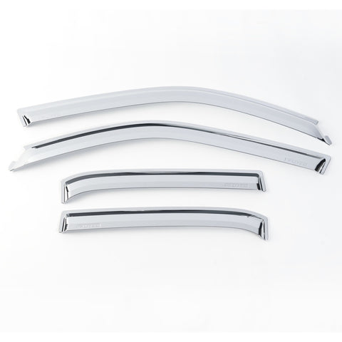 Putco 19-20 Chevy Silverado / GMC Sierra 1500 - Crew Cab (Set of 4) Element Chrome Window Visors - 480242