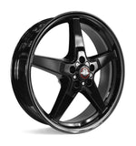 Race Star 92 Drag Star Bracket Racer 20x6 5x115BC 3.20BS Gloss Black Wheel - 92-060446B