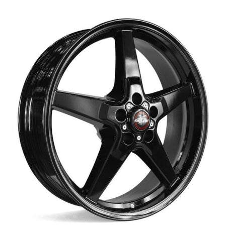 Race Star 92 Drag Star Bracket Racer 20x6 5x115BC 3.20BS Gloss Black Wheel - 92-060446B