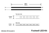 Diode Dynamics LED Footwell Kit - Cool White - DD0232
