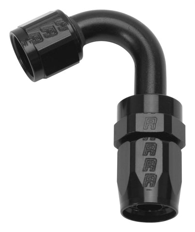 Russell Performance -10 AN Black 120 Degree Full Flow Swivel Hose End - 613425