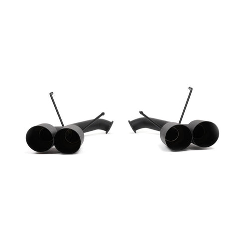 BLOX Racing 2022+ WRX Muffler Delete / Axle Back Single Wall 4in - Matte Black Tips - BXEX-51106-BK