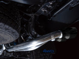 AWE Tuning 16-22 Toyota Tacoma 0FG Cat-Back Exhaust w/ BashGuard - Dual Diamond Black Tips - 3015-33826