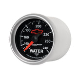 Autometer Sport-Comp II 2-1/16in 120-240 Deg Mechanical Water Temp Gauge - Bowtie Black - 3632-00406