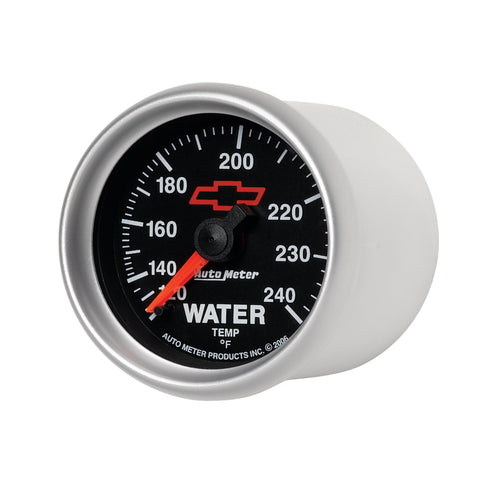 Autometer Sport-Comp II 2-1/16in 120-240 Deg Mechanical Water Temp Gauge - Bowtie Black - 3632-00406