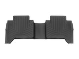 WeatherTech 16+ Toyota Tacoma Double Cab Rear FloorLiner - Black - 448722