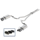 Ford Racing 2018+ Mustang GT 5.0L Cat-Back Sport Exhaust System w/ Quad Carbon Fiber Tips - M-5200-M8SFA