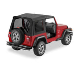 Bestop 97-06 Jeep Wrangler TJ Exc. Unlimited Supertop Classic Skin (Black Diamond Tinted Windows) - 55629-35