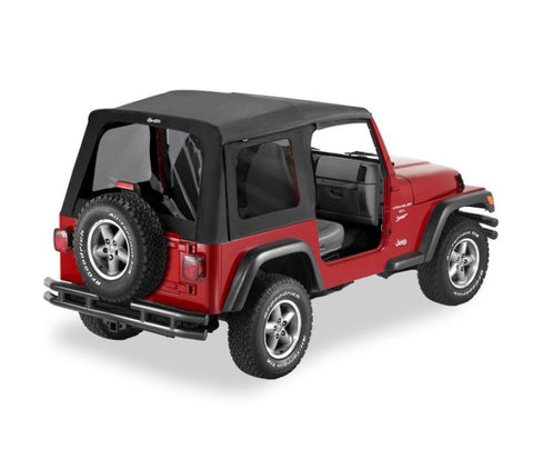Bestop 97-06 Jeep Wrangler TJ Exc. Unlimited Supertop Classic Skin (Black Diamond Tinted Windows) - 55629-35