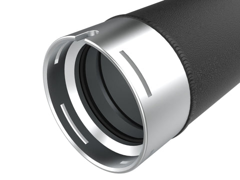 aFe 23-24 Ford F250/F350 Super Duty V8-6.7L BladeRunner 3 In. Aluminum Hot Charge Pipe- BLK - 46-20688-B