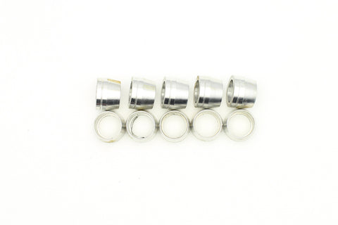 DeatschWerks Replacement PTFE Hose End Olive Insert 8AN (Pack of 10) - 6-02-0868