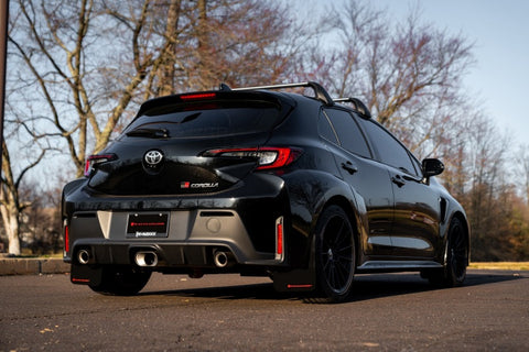 Rally Armor 23-26 Toyota GR Corolla Red UR Mud Flap w/Black Logo - MF89-UR-RD-BLK