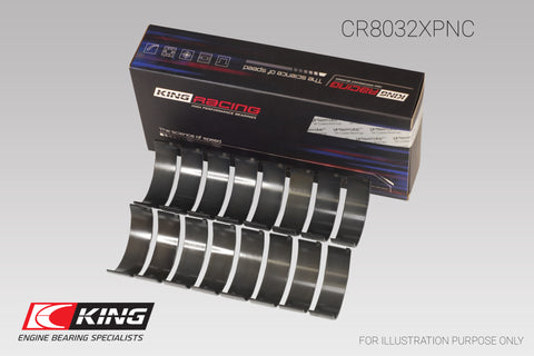 King Engine Bearings Chrysler 345/ 370 16V (Size STDX) Connecting Rod Bearing Set - CR8032XPNCSTDX