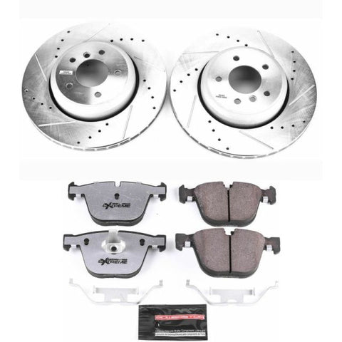 Power Stop 08-10 BMW 535i Rear Z26 Street Warrior Brake Kit - K2940-26