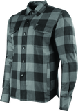 Speed and Strength True Grit Armored Moto Shirt Grey - Small - 889731