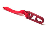 BuiltRight Industries 09-20 Ford F-150/Raptor (09-14 SuperCrew Only) Rear Seat Release - Red Strap - 100113