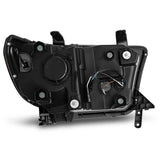 AlphaRex 07-13 Toyota Tundra (w/Lvl Adj) NOVA LED Proj Headlights Plank Alpha Blk w/Seq Signal/RDL - 880747