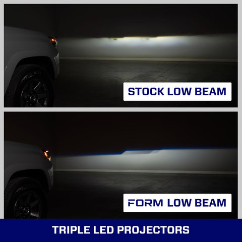 Form Lighting 2014-2024 Toyota 4Runner Sequential LED Projector Headlights (Pair) - FL0017