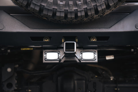 DV8 Offroad 07-21 Jeep Wrangler (JK/JL) Bolt-On Hitch w/ Lights - AHJP-01