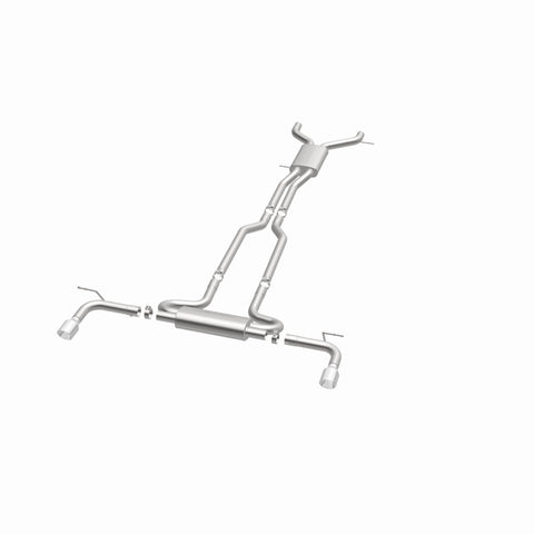 MagnaFlow 07 Audi Q7 V8 4.2L Dual Split Rear Exit Stainless Cat-Back Perf Exhaust - 15085