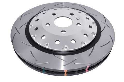 DBA 06-17 Audi RS3 4V Sedan 5000 Fully Assembled 2-Pc Silver Hat T3 Slot Rotor - DBA53004SLVS