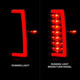 ANZO 2004-2012 Chevrolet Colorado/ GMC Canyon LED Tail Lights w/ Light Bar Black Housing Smoke Lens - 311383