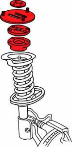 SPC Performance 07-10 Mini Cooper Front Adjustable Strut Mounts - 67630