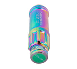 NRG 700 Series M12 X 1.25 Steel Lug Nut w/Dust Cap Cover Set 21 Pc w/Locks & Lock Socket - Neochrome - LN-LS710MC-21