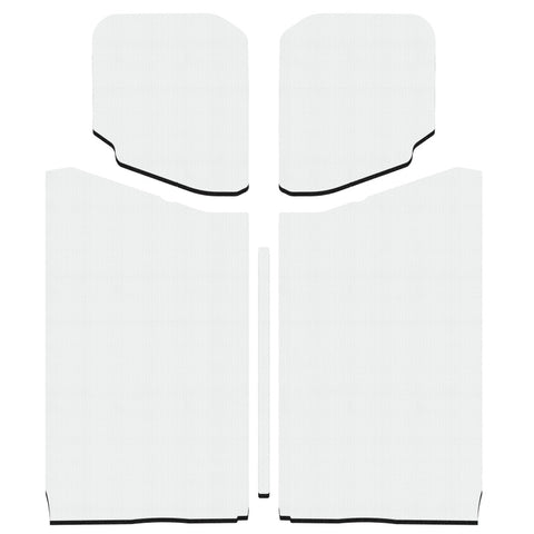 DEI 18-23 Jeep Wrangler JL 2-Door Boom Mat Headliner - 5 Piece - White - 50190