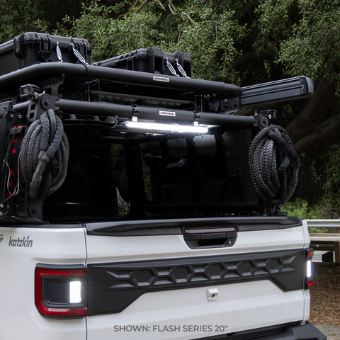 Go Rhino Xplor Flash Series Sgl Multi Function LED Light Bar (Track Mount) 30in. - Blk - 750003014CBS