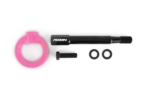 PERRIN 13-20 & 2022 Subaru BRZ / 13-20 FRS/86 Tow Hook Kit (Rear) - Hyper Pink - PSP-BDY-255HP