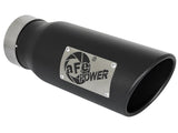 aFe Vulcan 3in 304 SS Cat-Back Exhaust 2021 Ford F-150 V6 2.7L/3.5L (tt)/V8 5.0L w/ Black Tips - 49-33126-B