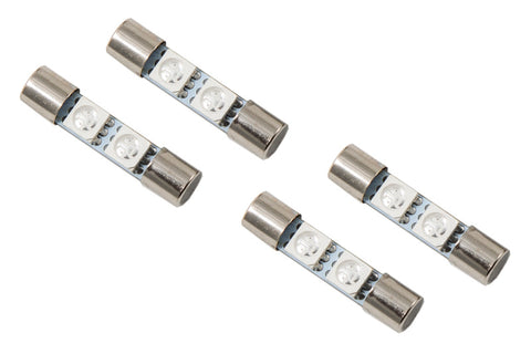 Diode Dynamics 28mm SMF2 LED Bulb - Red Set of 4 - DD0048Q